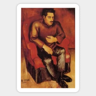 amado de la cueva 1920 - David Alfaro Siqueiros Sticker